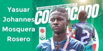 El istmineño Yasuar Mosquera fue llamado a la Selección Colombia Sub-17