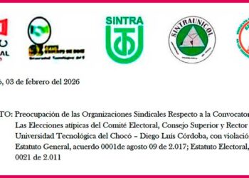 Chocó sindicatos UTCH