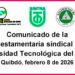 Chocó sindical Aspu