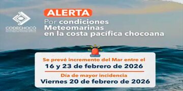 ¡Alerta! Condiciones meteomarinas adversas en la Costa Pacífica chocoana