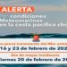 ¡Alerta! Condiciones meteomarinas adversas en la Costa Pacífica chocoana