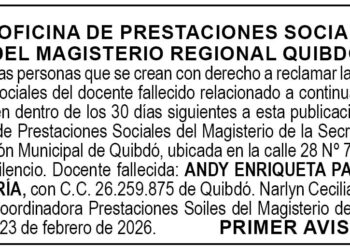 Edicto Quibdó