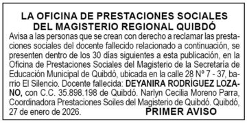 Edicto Quibdó