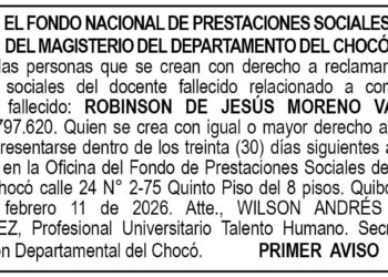 Edicto Chocó