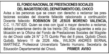 Edicto Chocó