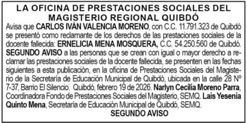 Edicto Quibdó Chocó