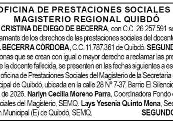 Edicto Quibdó