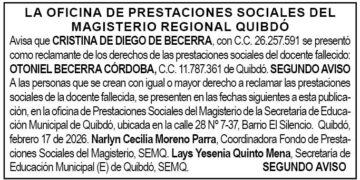 Edicto Quibdó