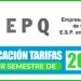 Empresas Públicas de Quibdó, tarifas 1er. sem. 2026