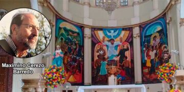 Murió el claretiano que pintó el mural de la Catedral de Quibdó