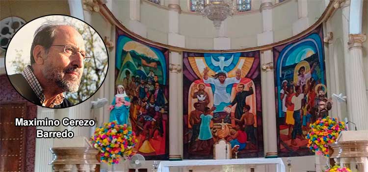 Murió el claretiano que pintó el mural de la Catedral de Quibdó