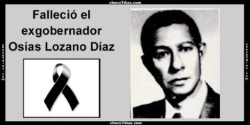 Murió el ex gobernador del Chocó Osías Lozano Díaz