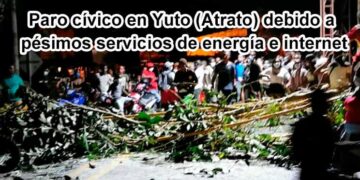 Chocó: Paro cívico en Yuto (Atrato) por pésimos servicios de energía e internet