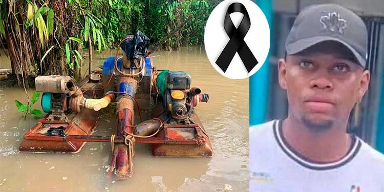 Chocó, Istmina: joven minero muere ahogado laborando en una pequeña dragueta