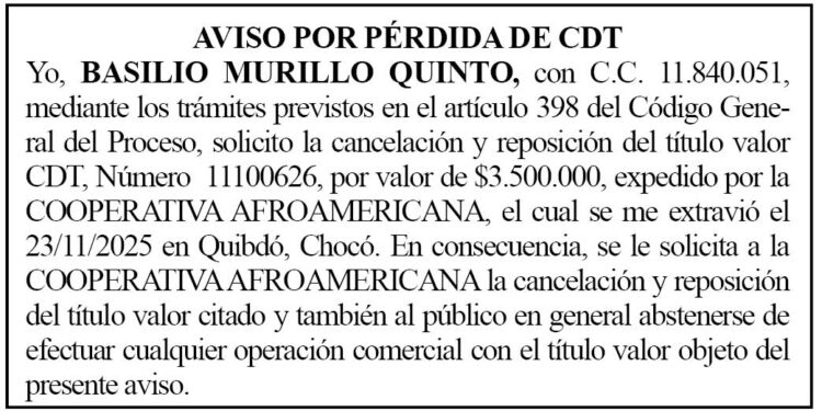 CDT Quibdó Chocó