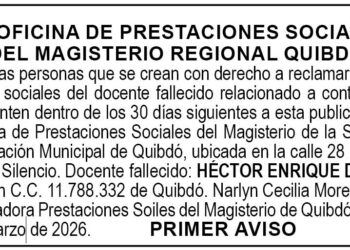 Edicto Quibdó Chocó