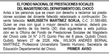 Edicto Chocó