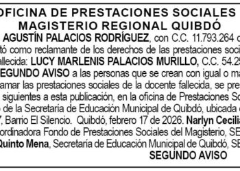 Edicto Quibdó Chocó