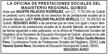 Edicto Quibdó Chocó
