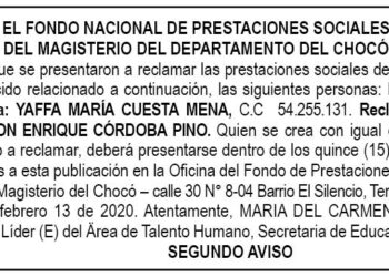 Edicto Chocó