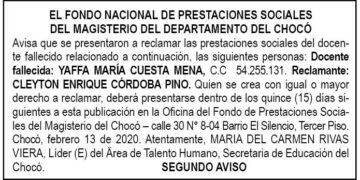 Edicto Chocó