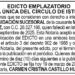 Edicto Istmina Chocó