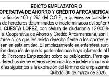 Edicto Chocó