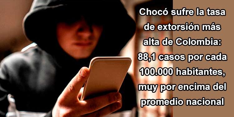 Chocó sufre la tasa de extorsión más alta de Colombia