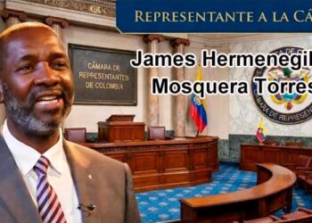 James Hermenegildo Mosquera, representante a la Cámara de la Circunscripción de Paz del Chocó 2026–2030