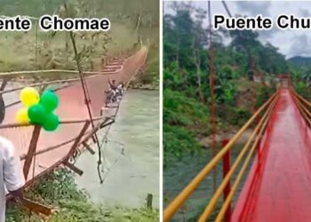 Bagadó: cuando se inauguraba el puente Churina falló el puente Chomae