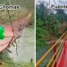 Bagadó: cuando se inauguraba el puente Churina falló el puente Chomae