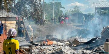 Bajirá: Incendio en el corregimiento Campo Alegre