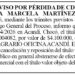 Pérdida CDT Acandí Chocó