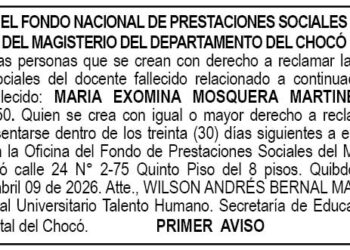 Edicto Quibdó Chocó