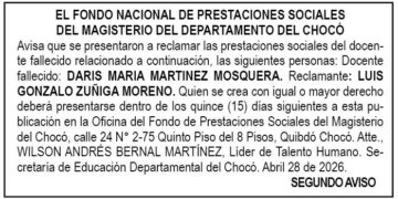 Edicto Chocó