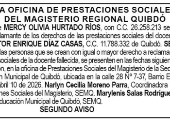 Edicto Quibdó Chocó
