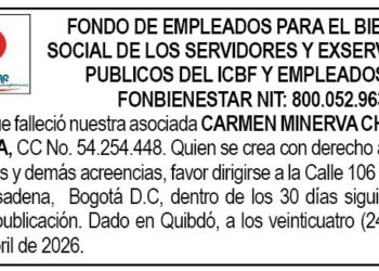 Edicto ICBF Chocó