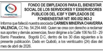 Edicto ICBF Chocó