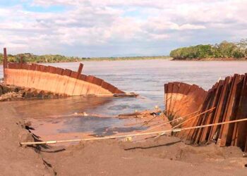 Fracasó el muro malecón en Curbaradó, obra de la Gobernación del Chocó
