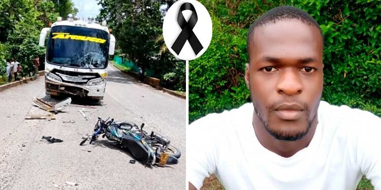 Tadó, Chocó: un minero murió en accidente de tránsito