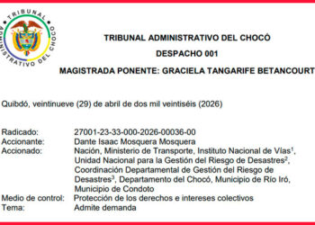 Admiten demanda en favor de los habitantes de Río Iró