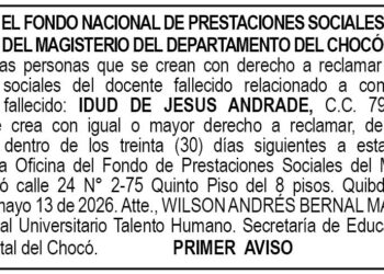 Edicto Chocó