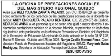 Edicto Quibdó Chocó