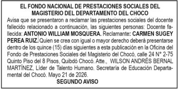 Edicto Chocó