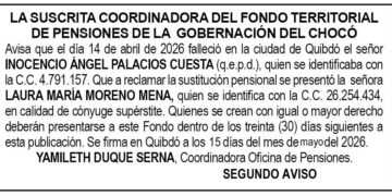 Edicto Chocó