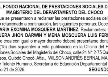 Edicto Chocó