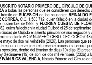 Edicto Chocó