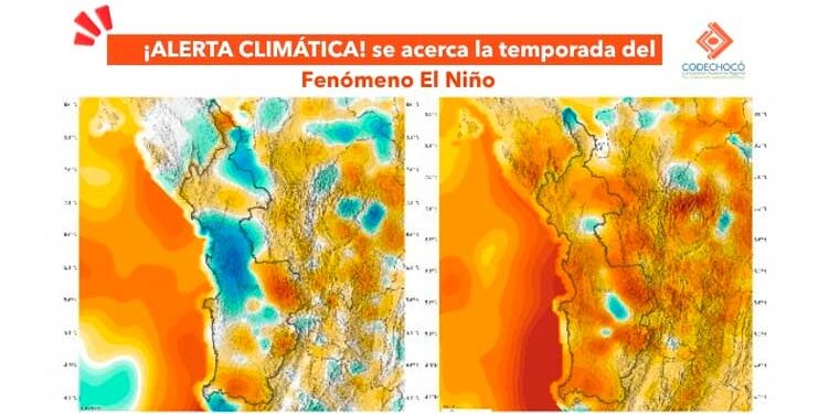 EL Chocó entra en alerta preventiva ante alta probabilidad del Fenómeno El Niño en el segundo semestre del 2026