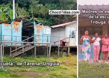 Protestas por falta de docentes y escuelas caídas en Nuquí y Unguía