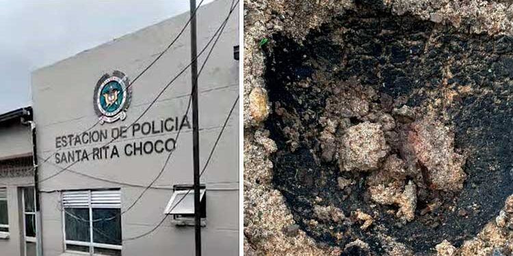 Río Iró, Chocó: décimo ataque con dron a estación de Policía este año deja un subintendente herido